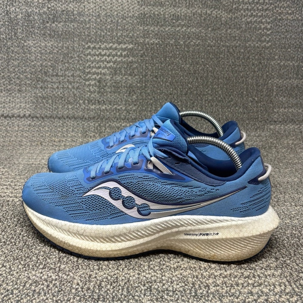 Saucony Triumph 21 Women's Size 9.5 Blue Running Shoes Sneakers S10881-33
